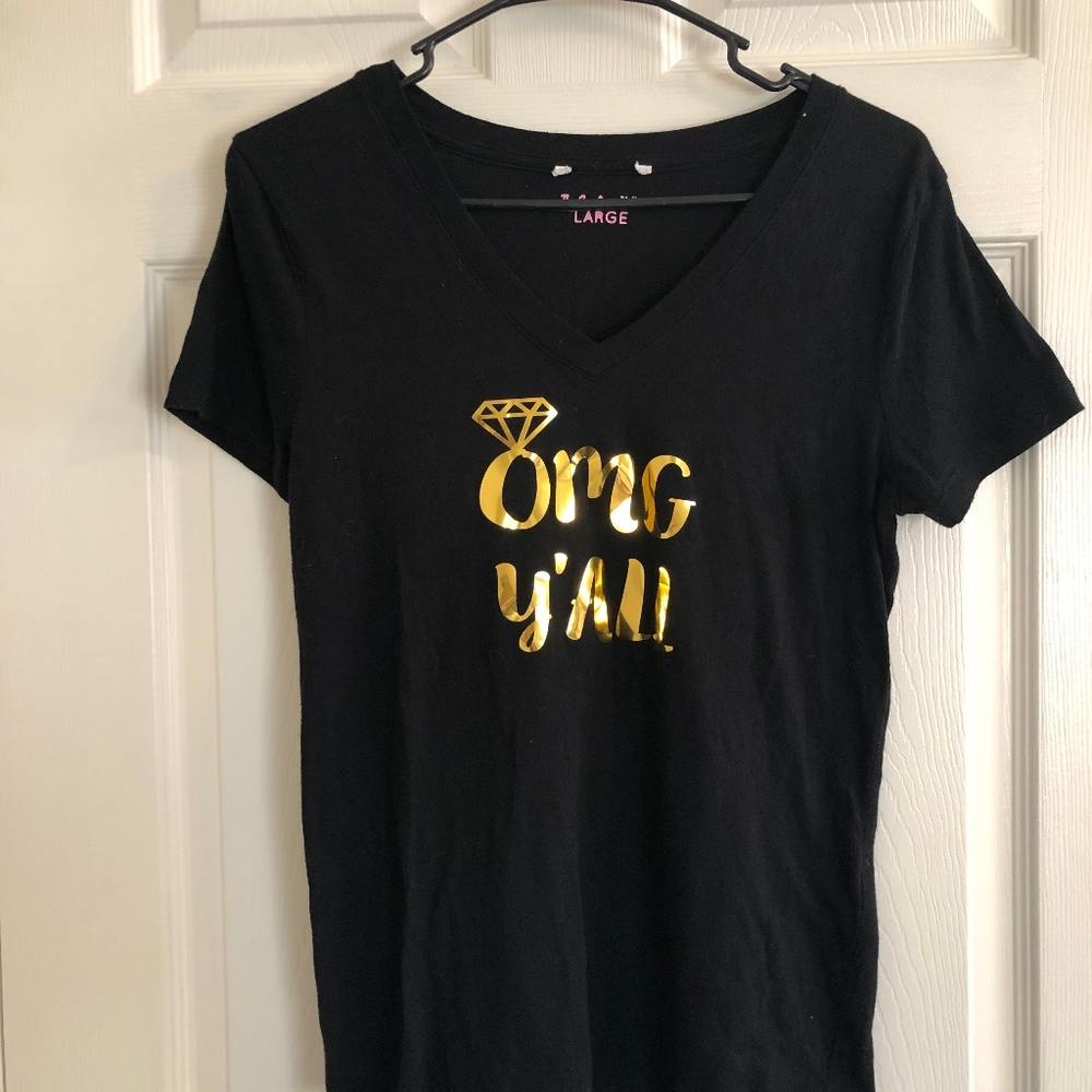 OMG Y'ALL women's bachelorette tee